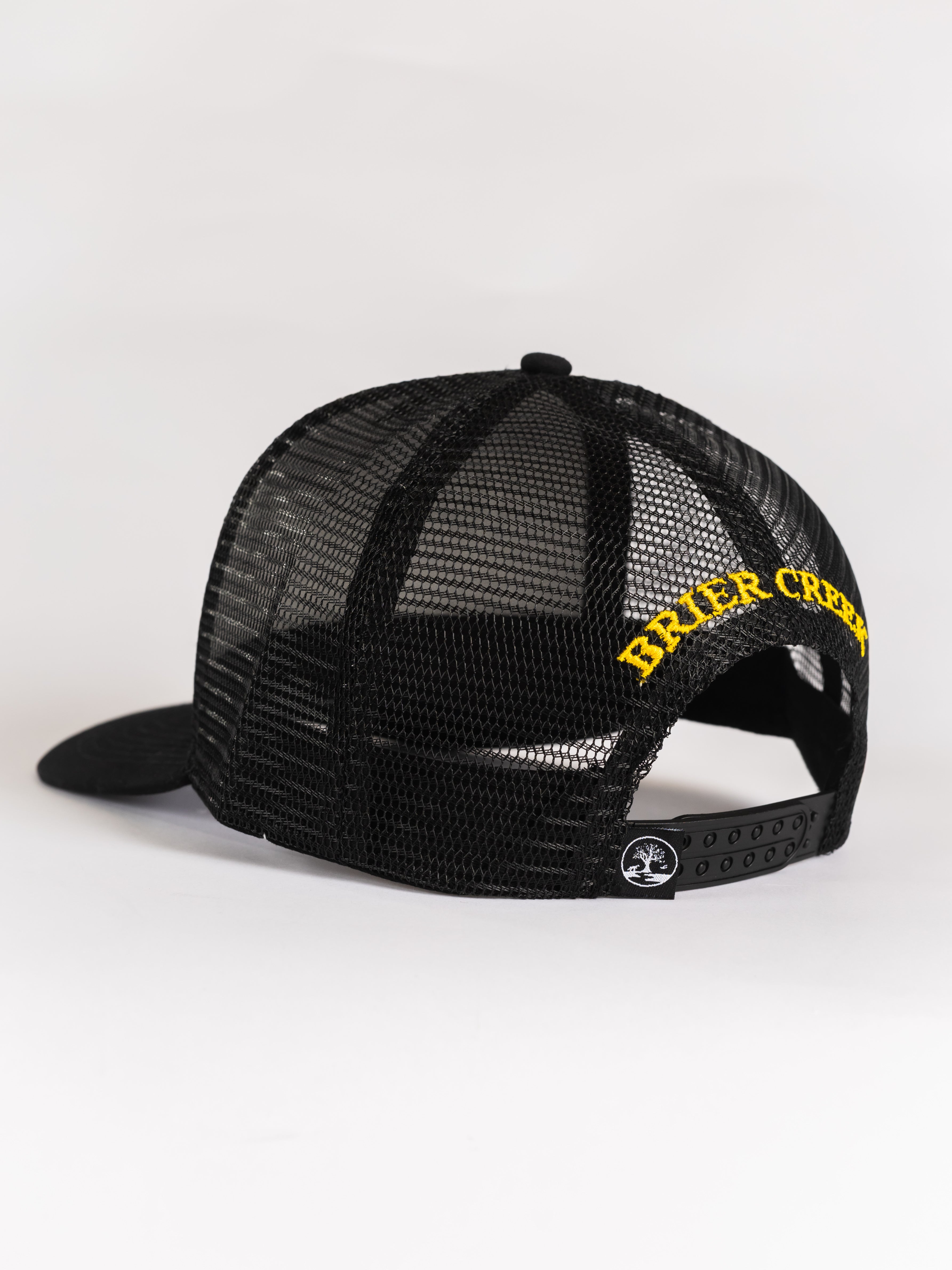 Black Buck Head Mesh Hat