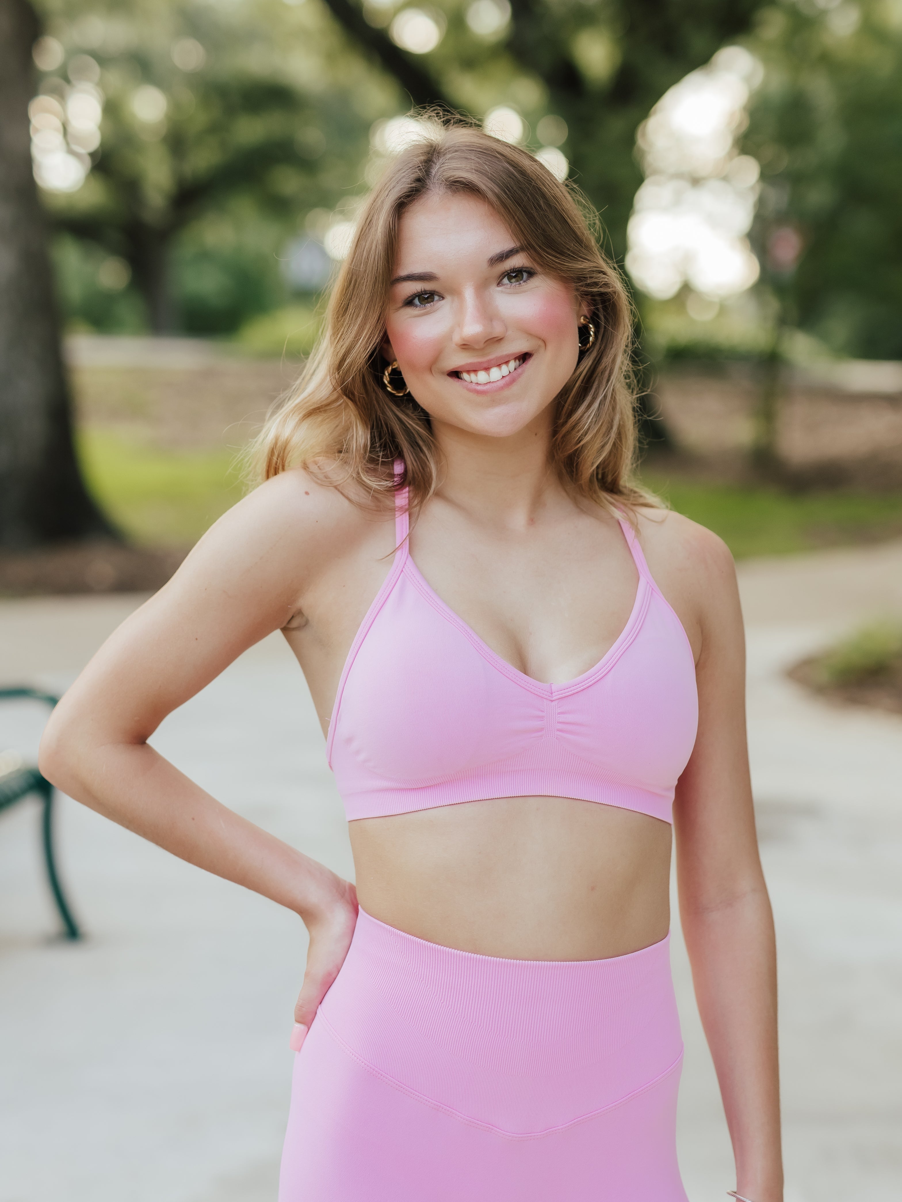 AG Train Cross Back Active Bra | Lavender image 0